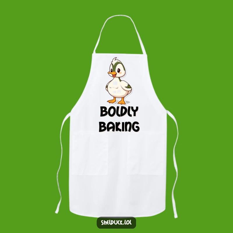 Funny Shelduck Kitchen Apron: Bold Bird Design for Confident Chefs