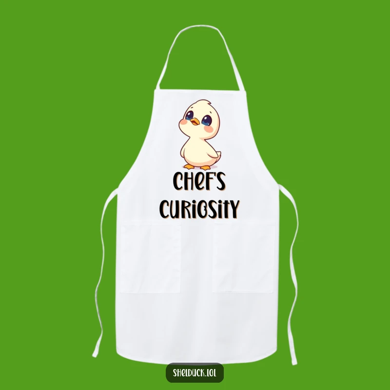 Funny Shelduck Skygazing Apron: Kitchen Curiosity Gift