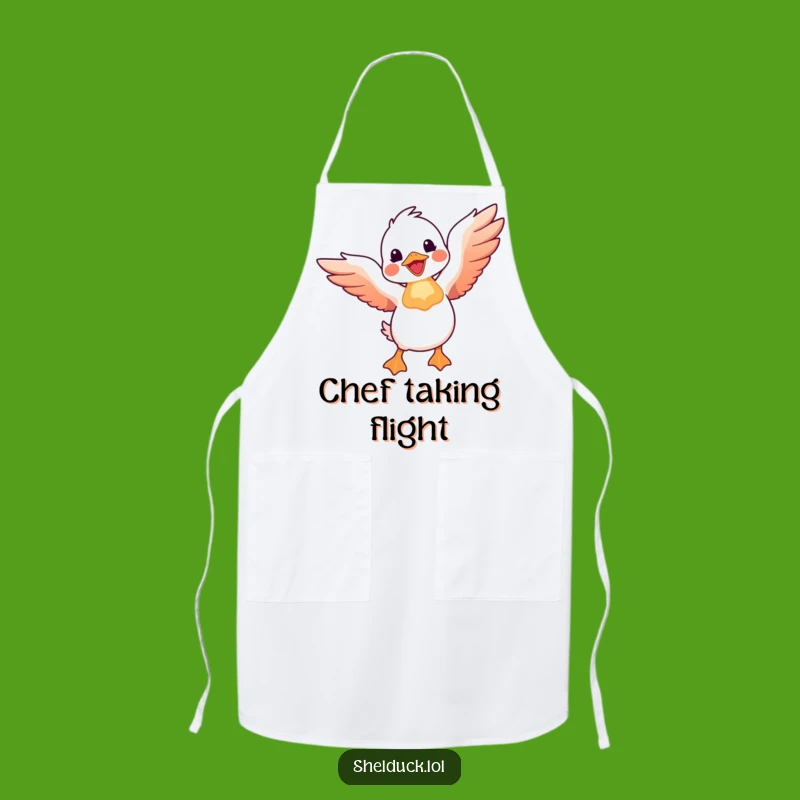 Funny Shelduck Flight Apron: Kitchen Adventures Gift