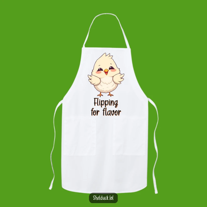 Funny Tail-Dipping Bird Apron: Cook with Playful Smiles and Hilarious Style