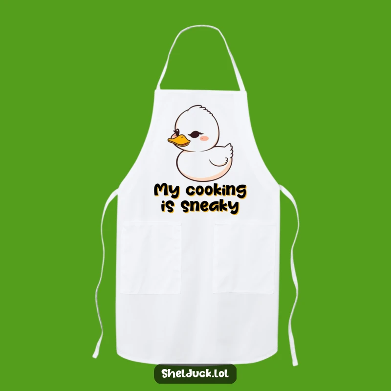 Funny Shelduck Apron - Winking Chef Humor, Hilarious Gift