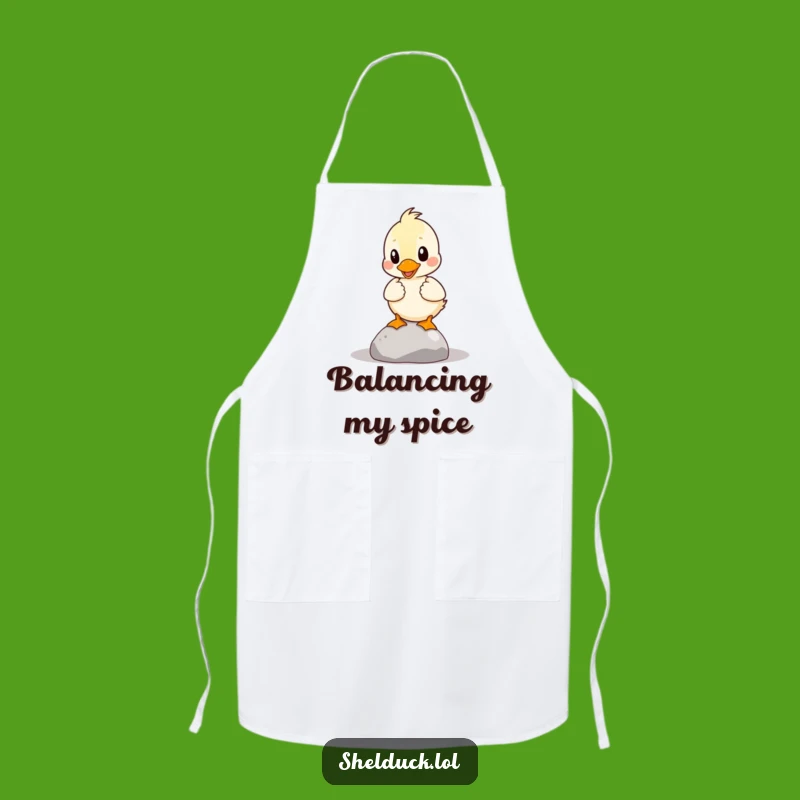 Funny Shelduck Kitchen Apron: Comical Bird Design for Playful Cooks