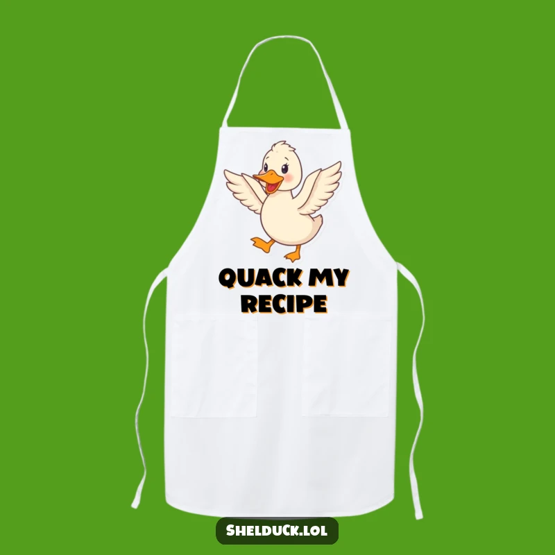 Funny Shelduck Quacking Apron - Cook with Joy, Perfect Funny Gift!