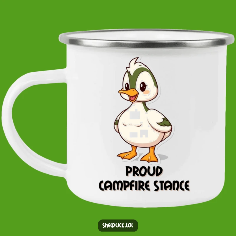 Funny Shelduck Pose Mug: Bold Bird Companion for Adventurous Souls