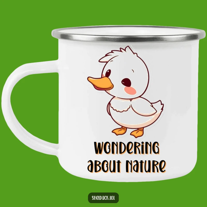 Funny Shelduck Head Tilt Camping Mug - Curious Adventures Outdoors