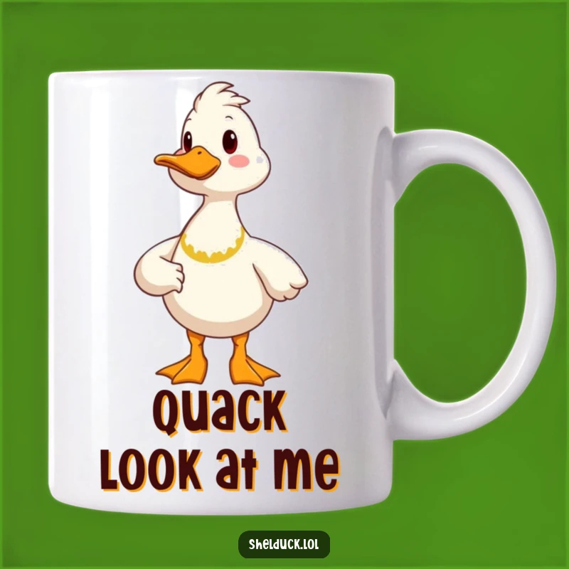 Funny Proud Shelduck Mug: A Cheerful Bird Doing a Proud Pose, Perfect Gift