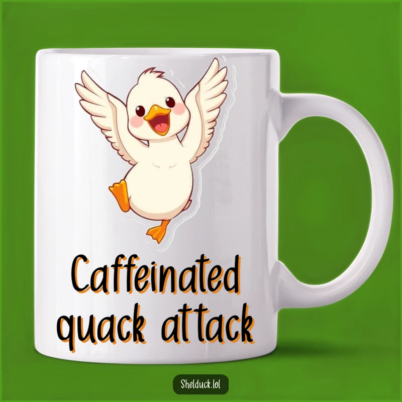 Funny Shelduck Flapping Mug: A Joyful Winged Wonder Funny Gift!