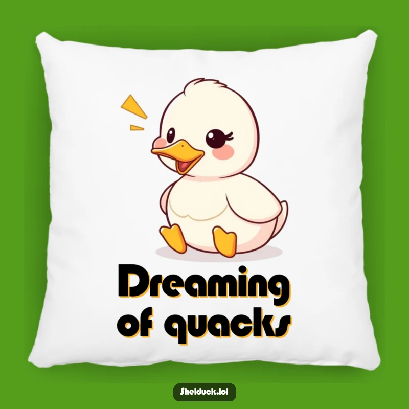 Cozy Funny Shelduck Quack Pillow: Soft Duck Sound Wave Comfort Gift
