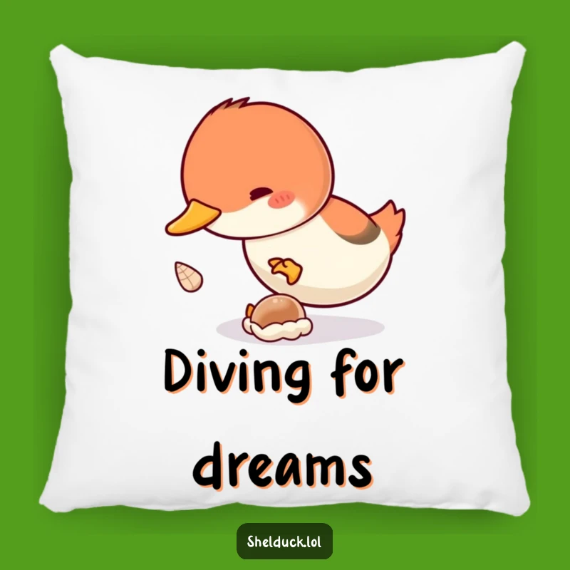 Funny Shelduck Dive Pillow - Comfy Enthusiasm for Your Home Gift