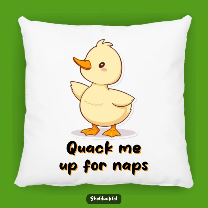 Funny Shelduck Pillow: Cozy Happy Quack, Soft & Cheerful Funny Gift