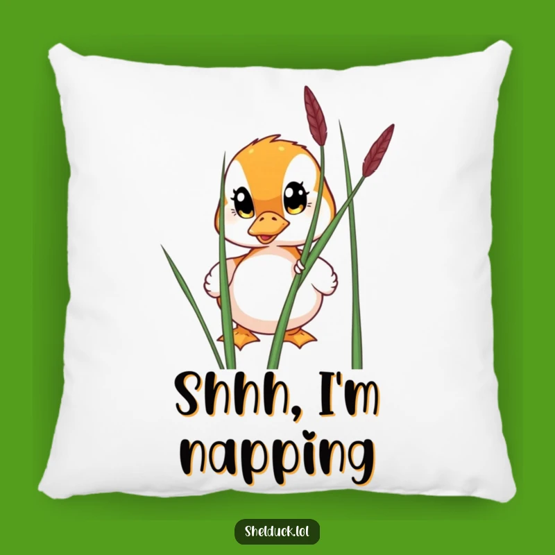Funny Shelduck Peeking Pillow - Cozy Comfort for Curious Souls