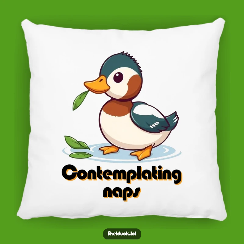 Soft Funny Shelduck Pillow - Curious & Cozy Gift