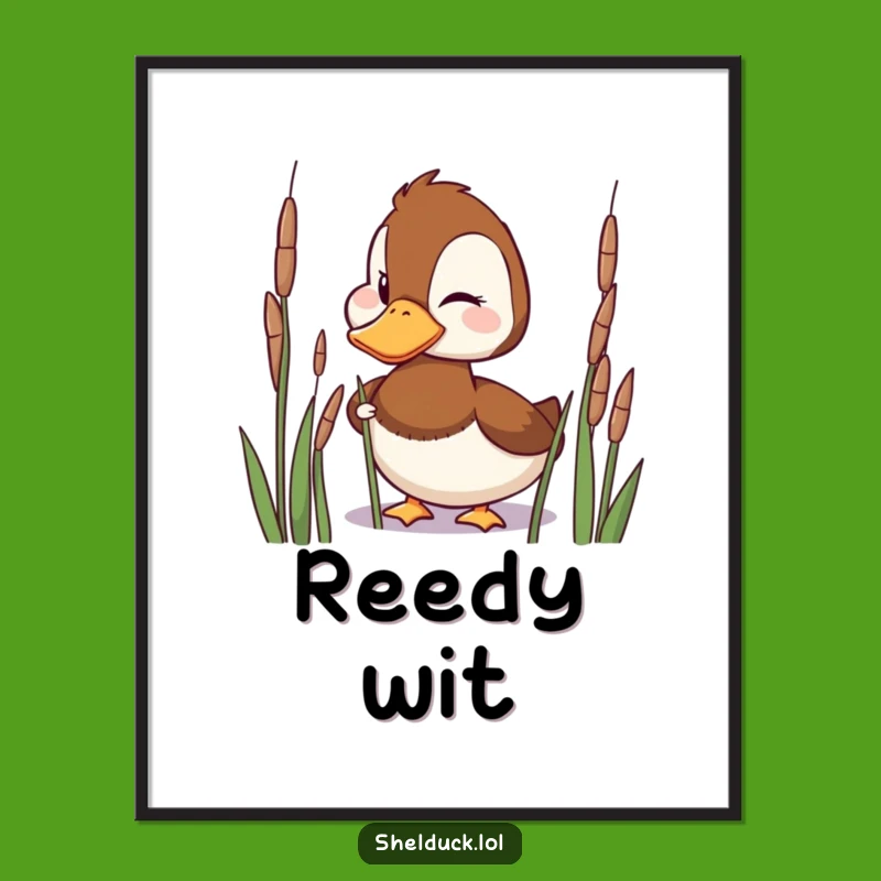 Funny Shelduck Digital Art - Instant Playful Decor, Perfect Funny Gift