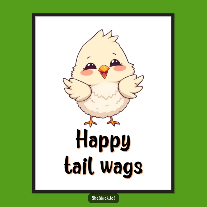 Funny Dipping Bird Poster: Bring Playful Smiles to Your Walls with Art