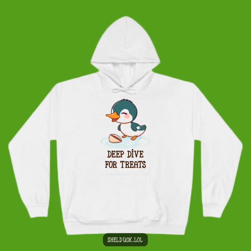 Cozy Funny Shelduck Diving Hoodie: Warmth Meets Aquatic Humor