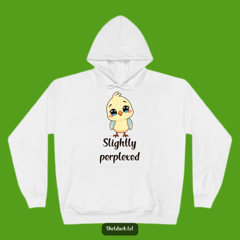 Funny Cozy Bird Hoodie - Comical Head Tilt Sweatshirt, Your Perfect Funny Gift