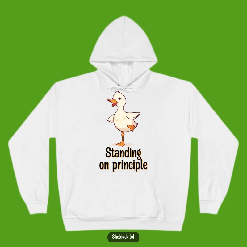 Funny Shelduck Balancing Hoodie: Cozy Comfort While Taking A Stand!