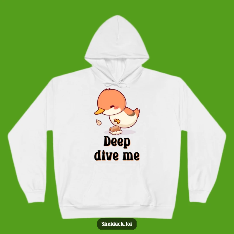 Funny Shelduck Dive Hoodie - Cozy Enthusiasm for Bird Lovers Gift