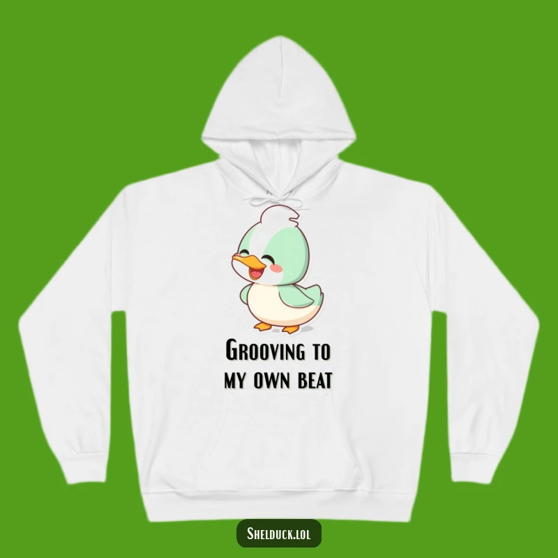 Funny Joyful Shelduck Hoodie: Cozy Bobbing Head Bird Apparel, Fun Gift