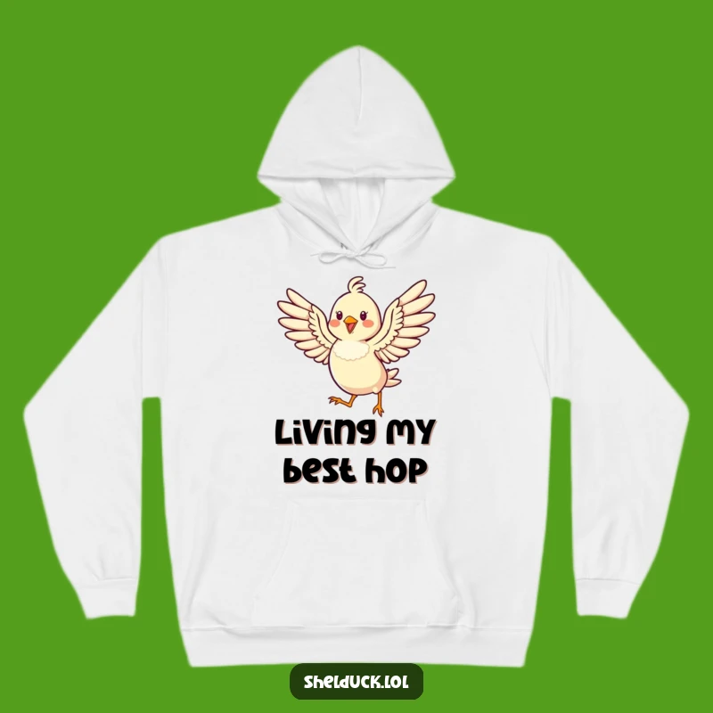 Funny Uplifting Bird Hoodie: Stay Cozy and Cheerful with This High-Flying Design