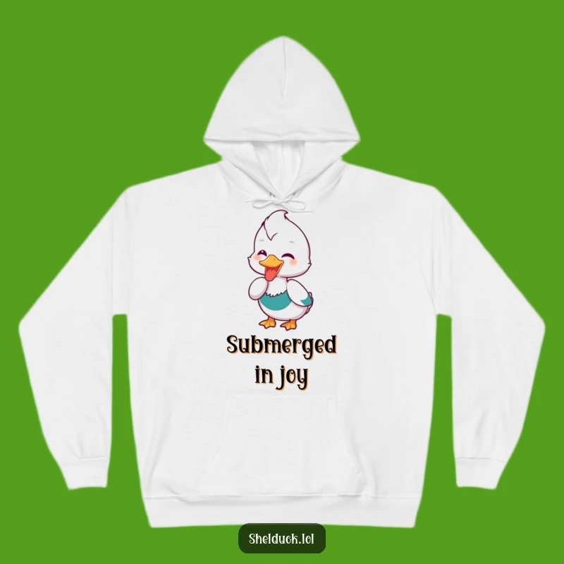 Funny Shelduck Dipping Beak Hoodie: Cozy Up with This Joyful Bird Design