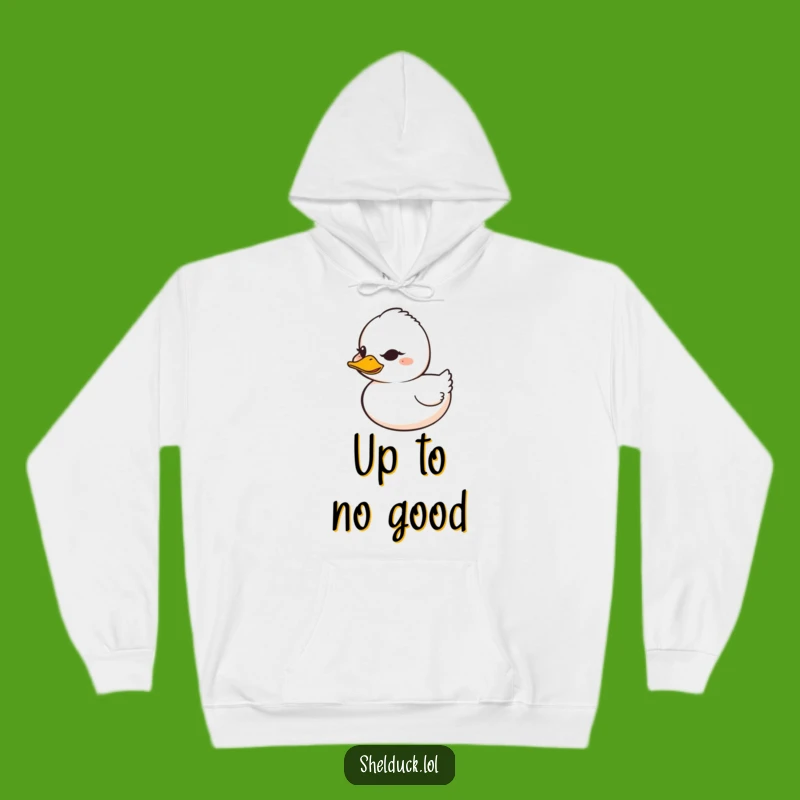 Funny Shelduck Wink Hoodie - Cozy Mischief Wear, Perfect Gift