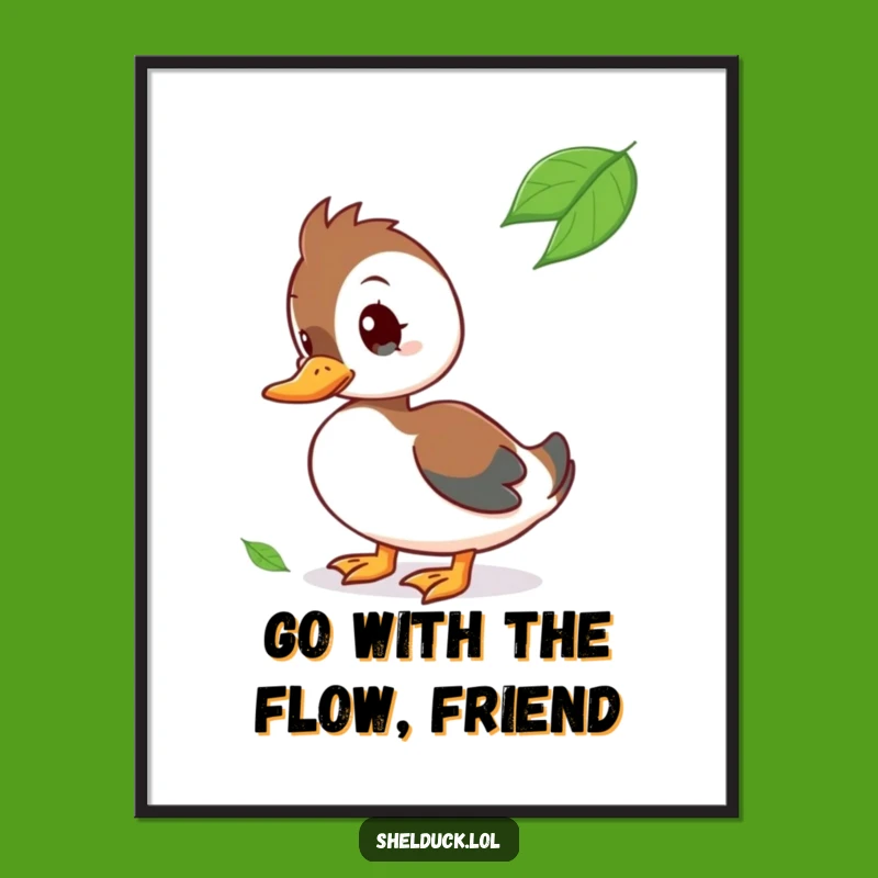 Free Printable Shelduck Wall Art - Funny Downloadable Decor for Nature Lovers