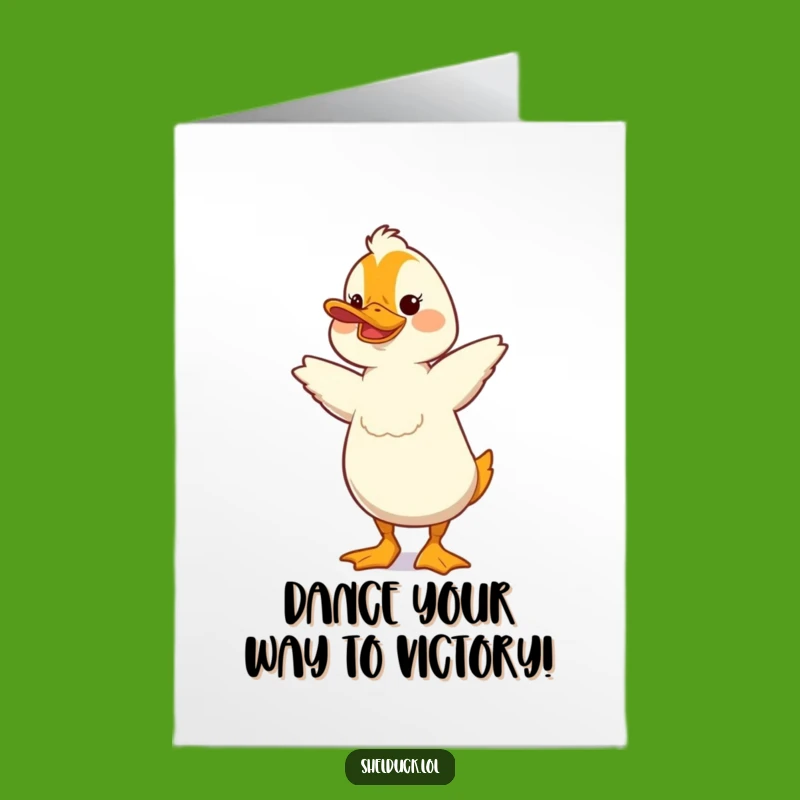 Free Printable Shelduck Dance Card: Celebrate with Silly Moves