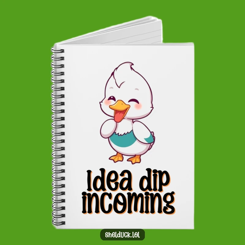 Funny Shelduck Dipping Beak Notebook: Capture Your Thoughts with Joyful Notes