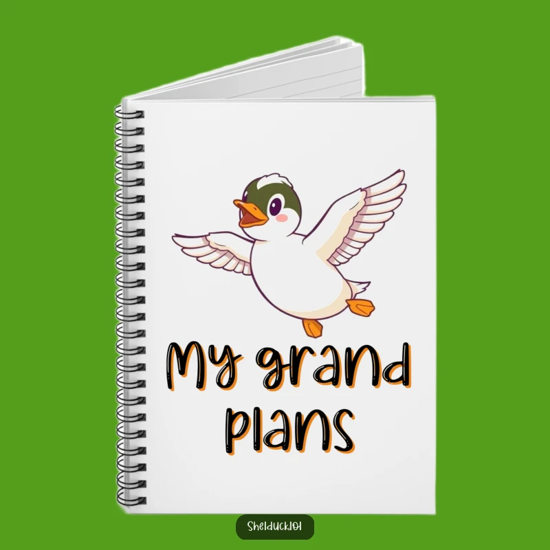Funny Shelduck Notebook - Hilarious Bird Journal Gift