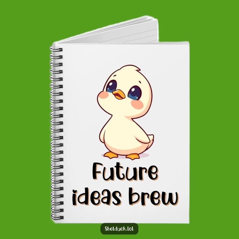 Funny Shelduck Skygazing Notebook: Jot Down Your Thoughts Gift