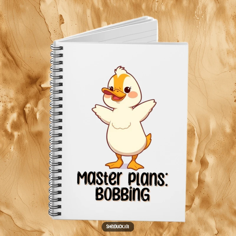 Funny Shelduck Notebook: A shelduck dances silly with bobbing movements, ready to inspire thoughts and ideas.