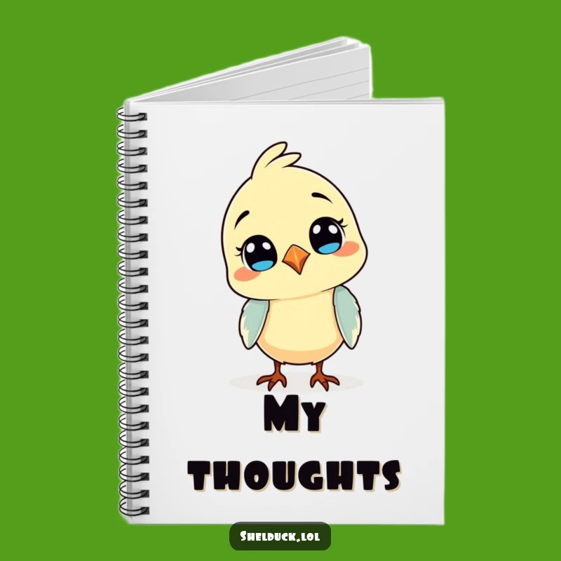 Funny Curious Bird Notebook - Comical Head Tilt Journal, Great Funny Gift Idea