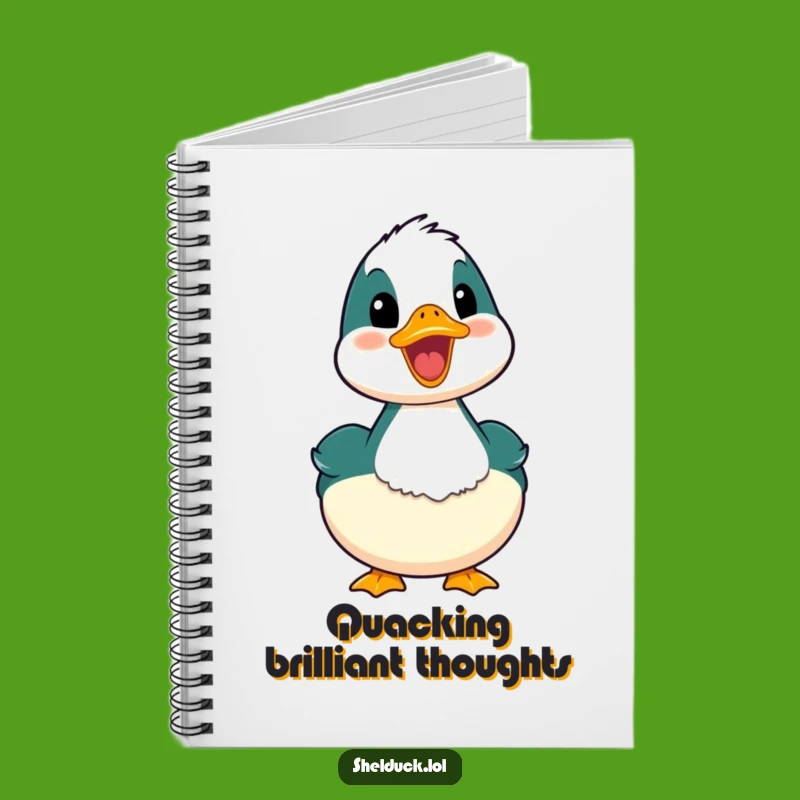 Funny Happy Quack Shelduck Notebook: Write with Joyful Sound, Perfect Gift