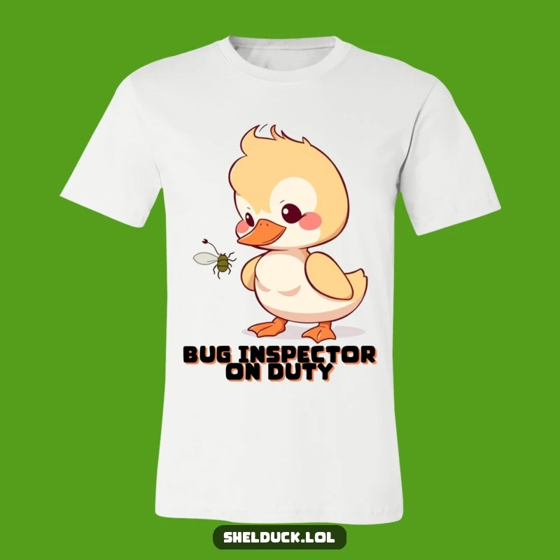 Funny Shelduck Curiosity T-Shirt - Humorous Bird Watching Tee - Great Funny Gift Idea