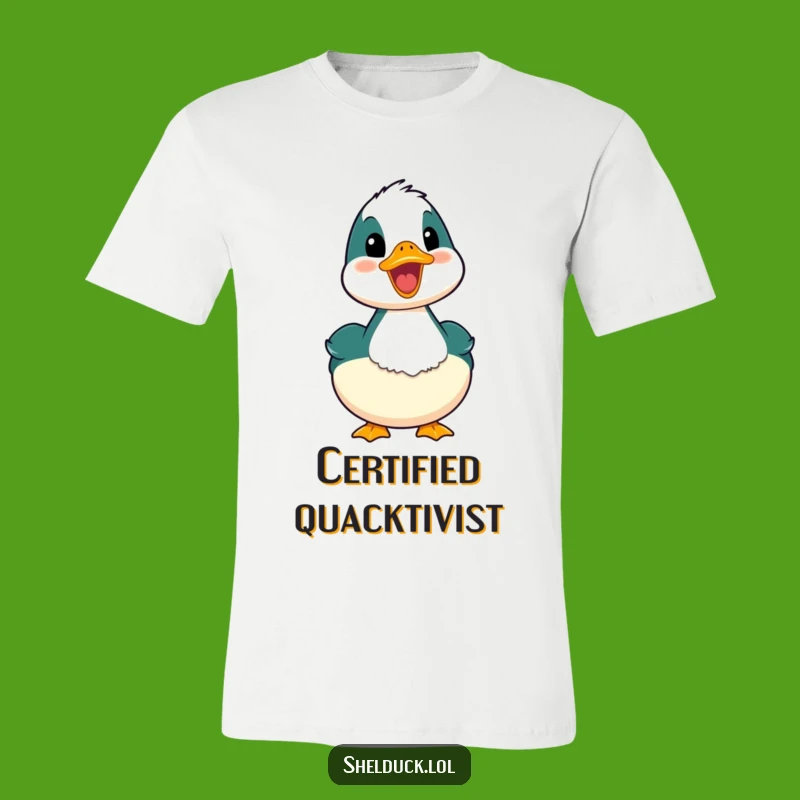 Funny Happy Quack Shelduck T-Shirt: Wear Your Joyful Bird Song, Great Gift