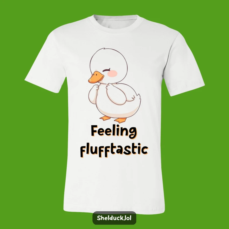Funny Content Shelduck T-Shirt - Relaxed Bird Character Tee, Perfect Gift!