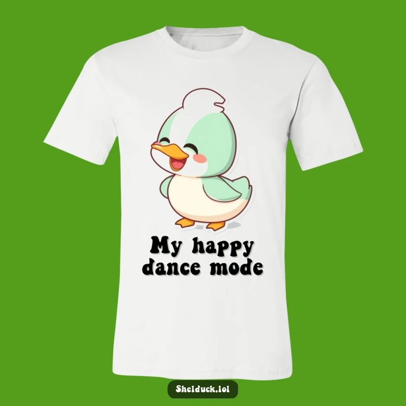 Funny Joyful Shelduck T-Shirt: Bobbing Head Happy Bird Tee, Great Gift Idea