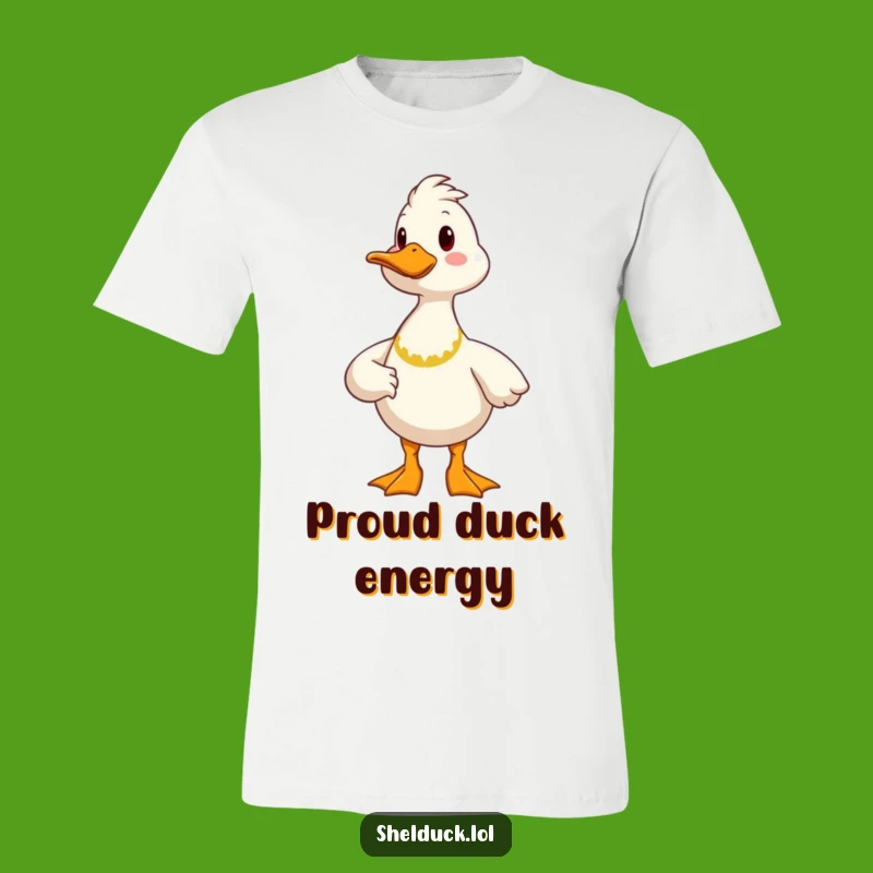 Funny Proud Shelduck T-Shirt: Cheerful Bird in a Proud Stance Tee, Great Gift