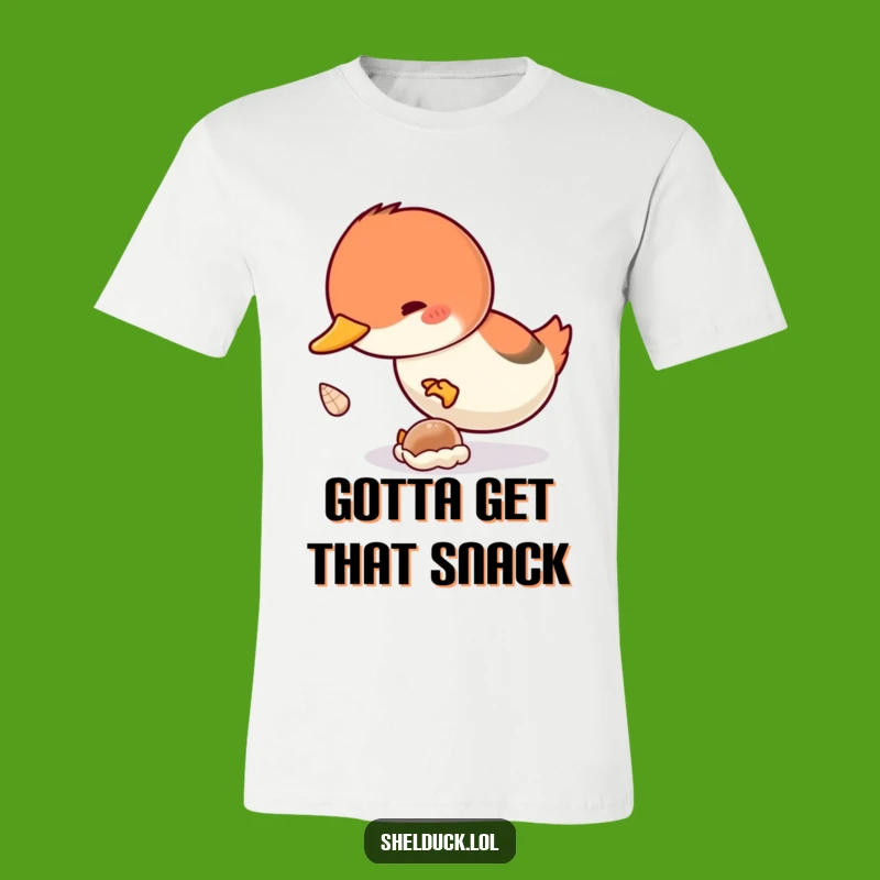 Funny Shelduck Dive T-Shirt - Enthusiastic Bird Action Tee Gift