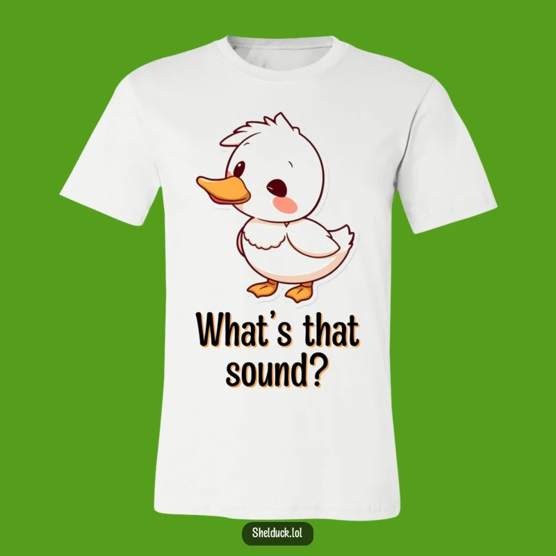 Funny Shelduck Head Tilt T-Shirt - Show Your Curious Side