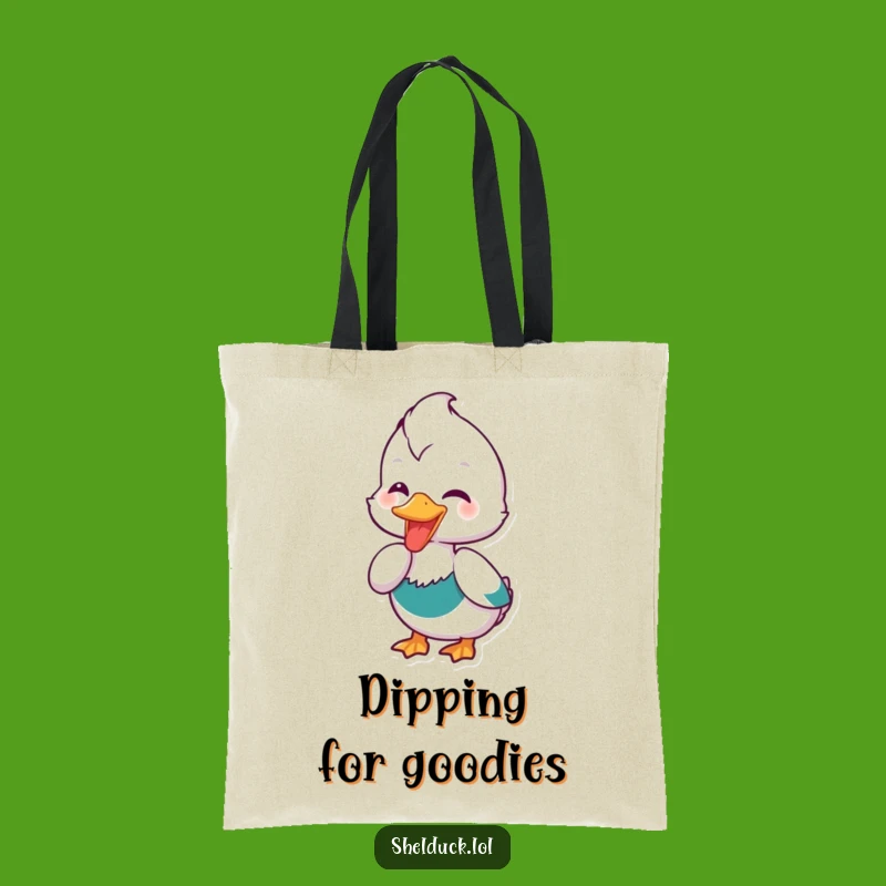 Funny Shelduck Dipping Beak Tote Bag: Carry Joyful Vibes Everywhere You Go