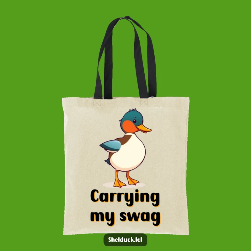 Funny Shelduck Strut Tote Bag - Carry Your Laughs in Style Gift