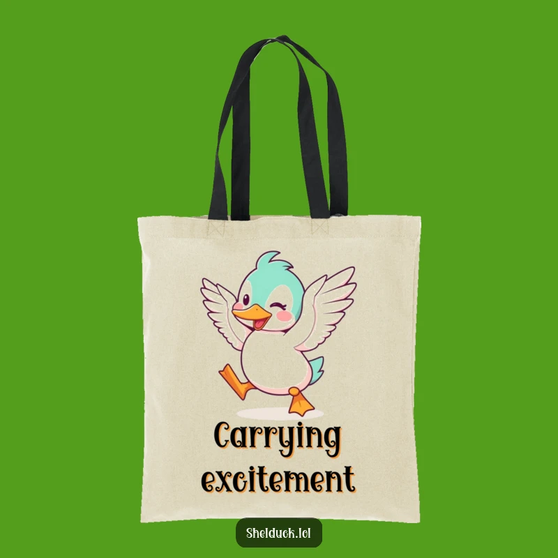 Funny Shelduck Tote Bag - Carry Your Excitement with this Cheerful Bird!