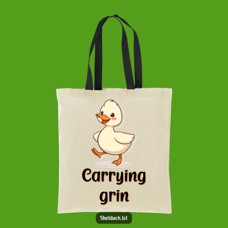 Funny Shelduck Tote Bag - Carry Your Smile with this Waddling Bird!