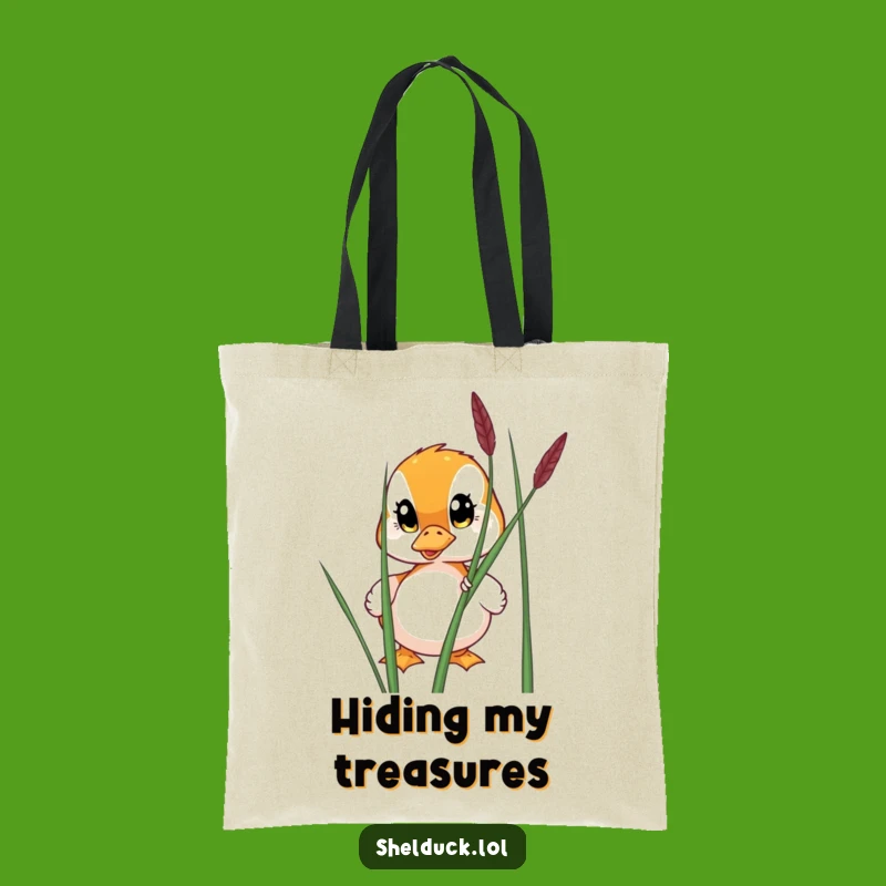 Funny Shelduck Peeking Tote Bag - Carry Your Curiosity Everywhere